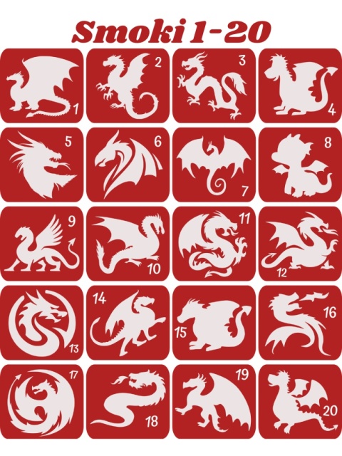 Szablony- wzorki wybierane cz.2